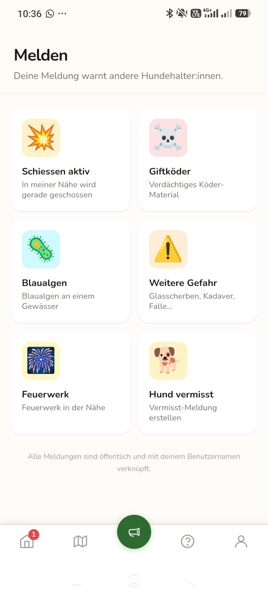 Gefahr melden: Giftköder, Blaualgen, Feuerwerk und mehr